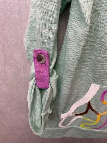 Revamped Chance Or Fate Lime Sweatshirt Size XL - Hand Painted - Thumbnail 3