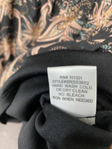 Charlotte Russe Women's Blue Multi Floral Boho Bell Sleeve Dress Size L - Thumbnail 9