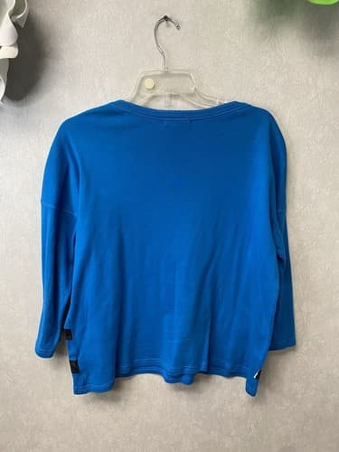 Revamped Chaps Blue/Black Hand painted Top Size Large - Thumbnail 7