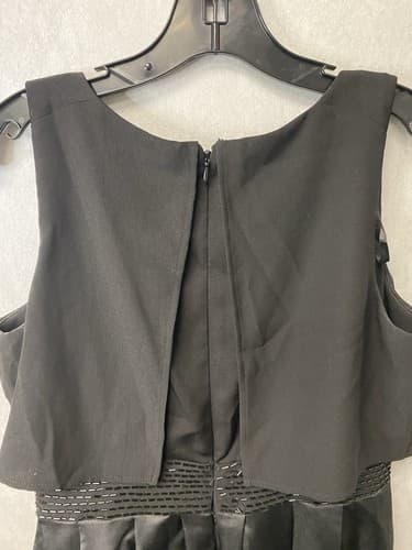 SLNY Fashions Black Sleeveless A Line Dress With Pockets Size Medium - Thumbnail 10