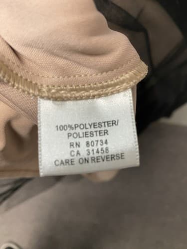 BCBG Max Azria Black/Silver embroidered tulle, vintage style Dress Sz Med - Thumbnail 10