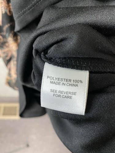 Charlotte Russe Women's Blue Multi Floral Boho Bell Sleeve Dress Size L - Thumbnail 8