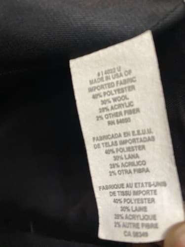 Jones Wear Black & White Gold Shimmer Jacket Blazer Size Large - Thumbnail 7