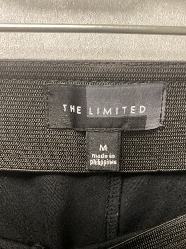 The Limited Stretch Womens Size Med Black Pants Leggings Faux Pockets - Thumbnail 3