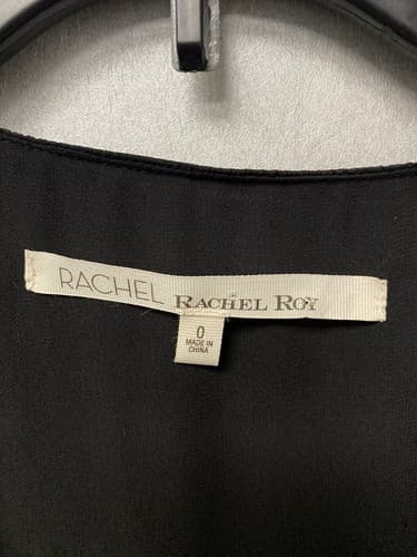 Rachel Roy Wrap Jumpsuit Playsuit Shorts Romper Black Size 0 - Thumbnail 2