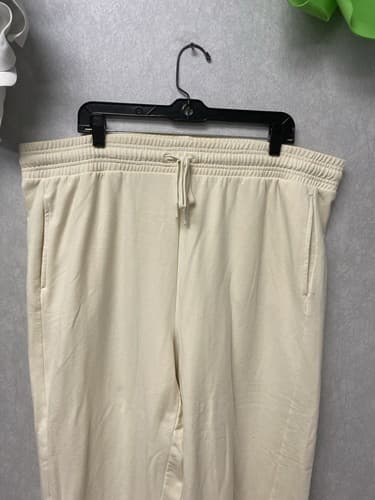 MTA Sport Cream Athletic Pants Size 2XL Pocketed - Thumbnail 3