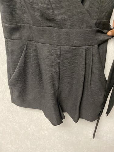 Rachel Roy Wrap Jumpsuit Playsuit Shorts Romper Black Size 0 - Thumbnail 5