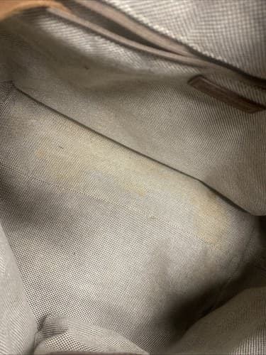 Dooney and Bourke shoulder bag. Tan Pebble Leather With Dark Leather Straps. - Thumbnail 9