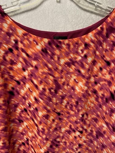 Worthington Women's Top Size XL Sleeveless Multicolor Layered BRIGHT NEON - Thumbnail 2