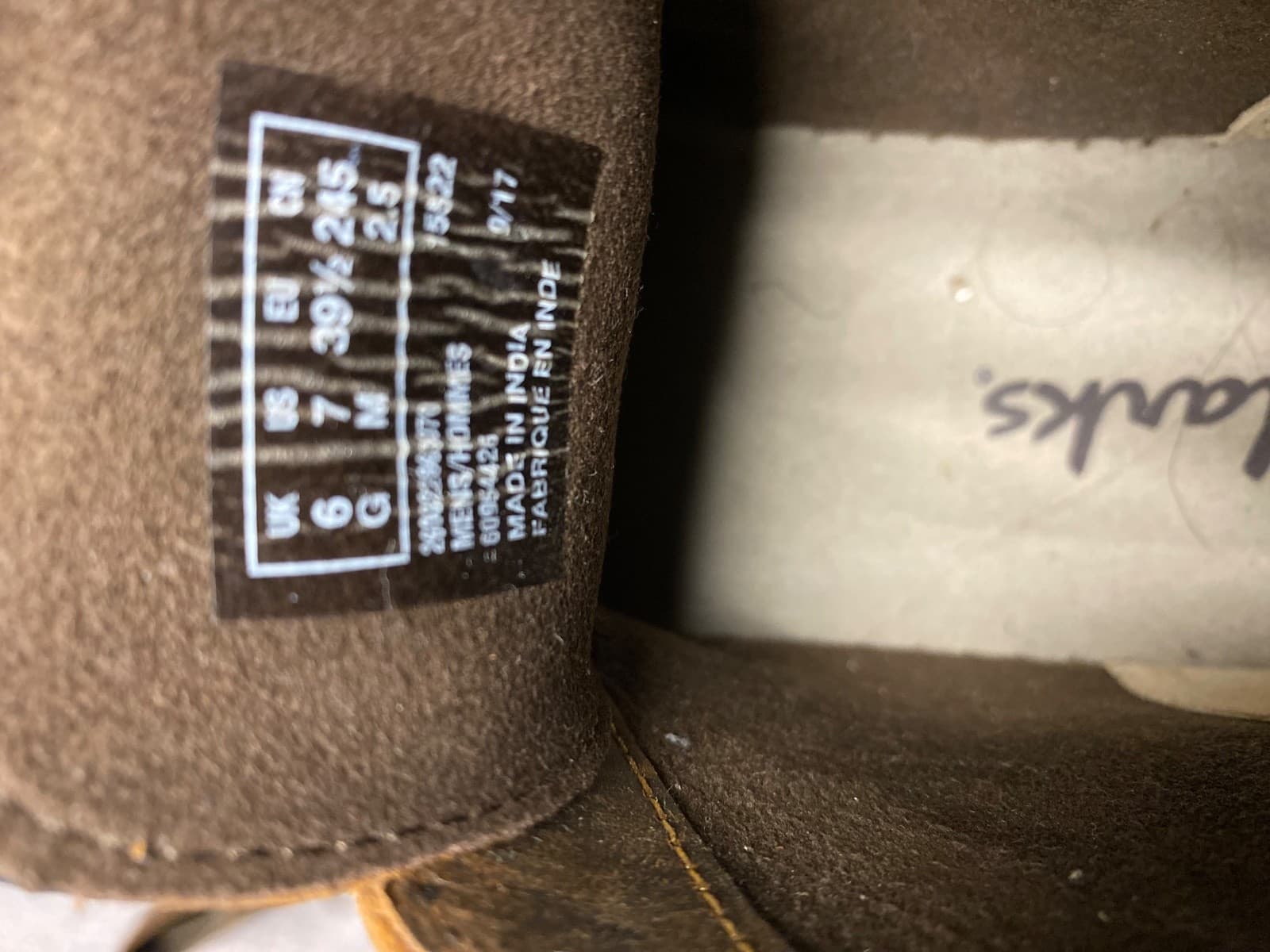 Clarks Bushacre Chukka Boot Mens 7 Brown leather Lace Up Casual Dress Boot - Thumbnail 9