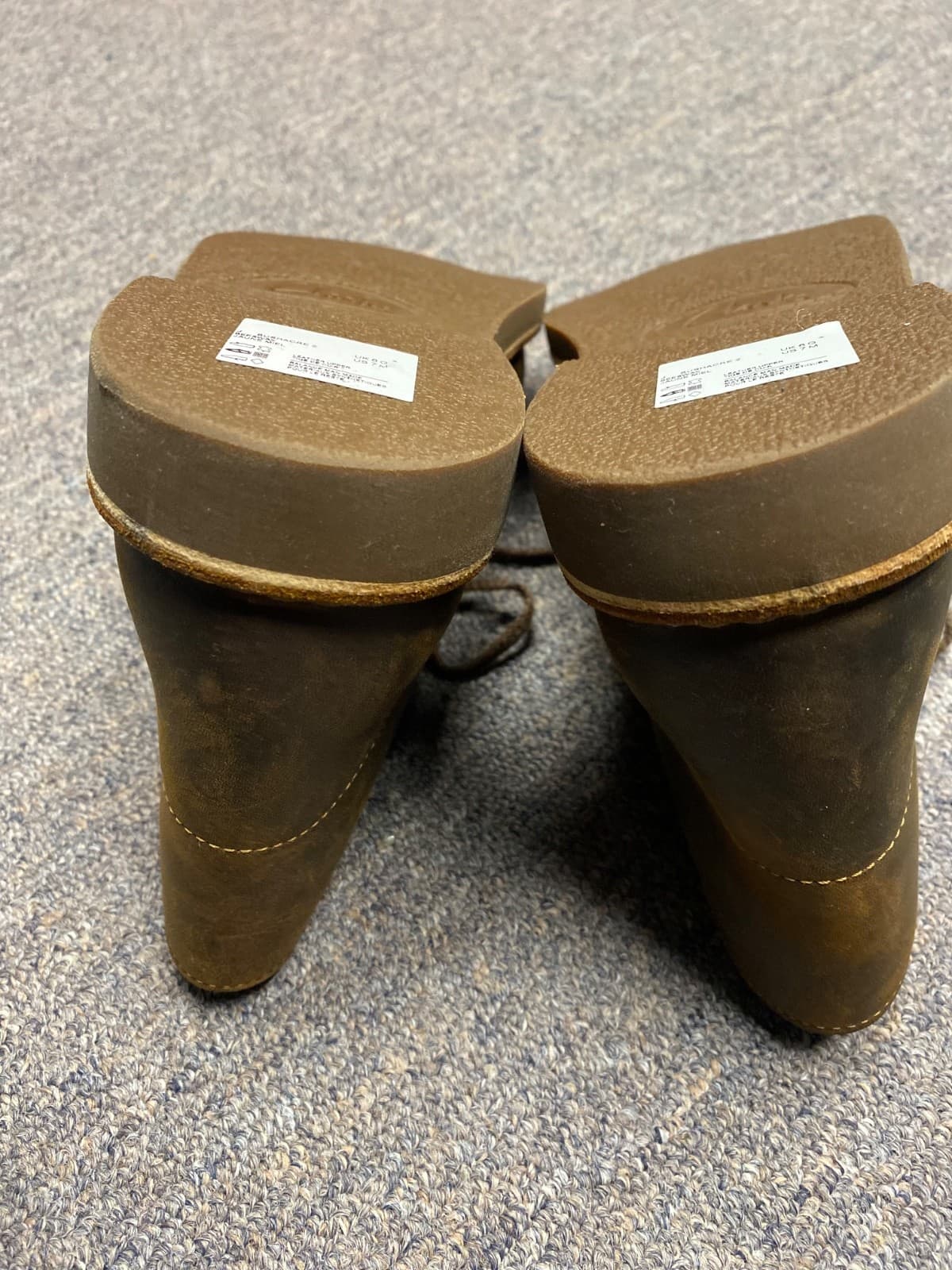 Clarks Bushacre Chukka Boot Mens 7 Brown leather Lace Up Casual Dress Boot - Thumbnail 6