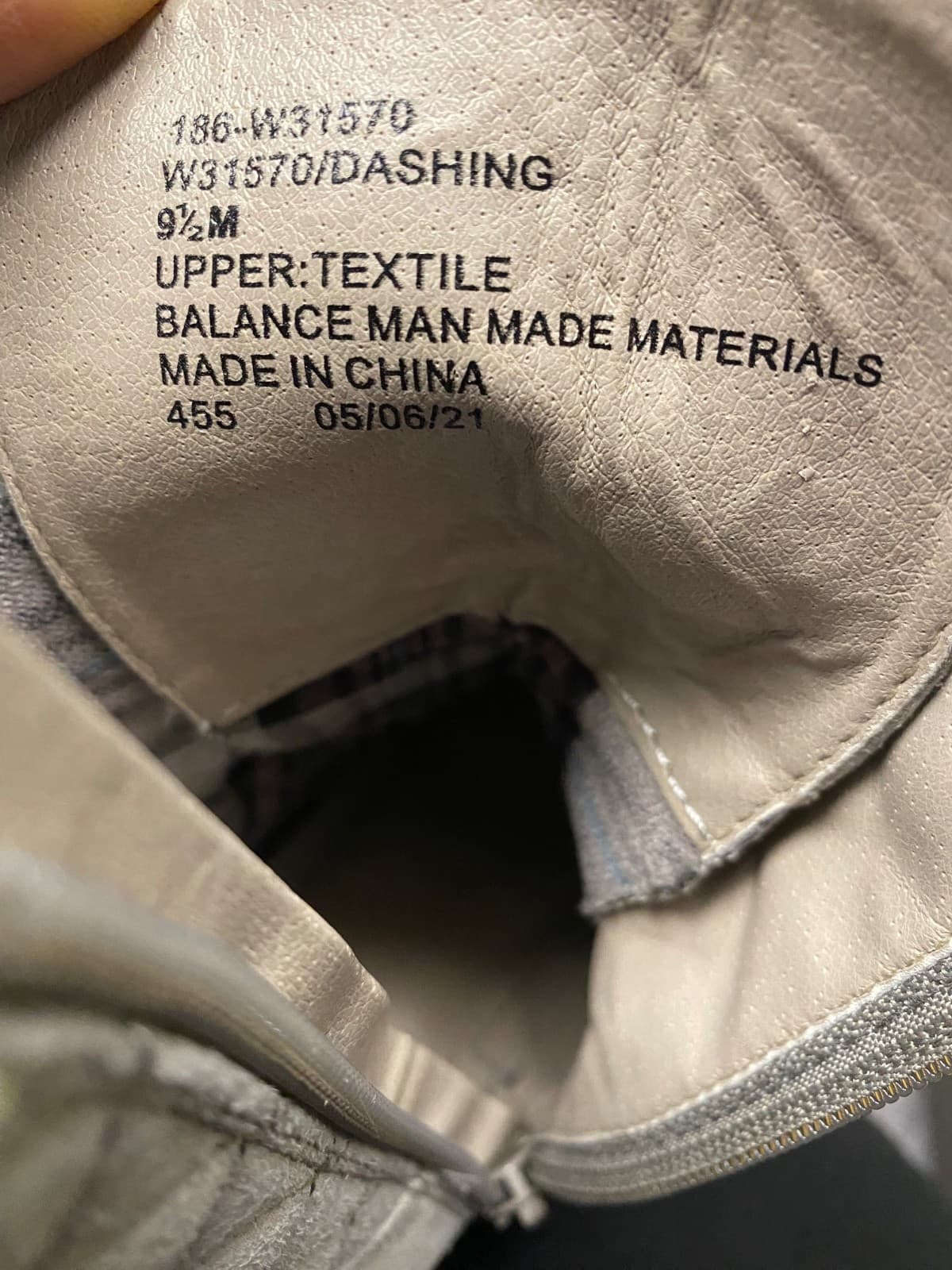 WHITE MOUNTAIN Shoes Women's Dashing Lace-up Boot Sz 9.5 Narrow Feet Side Zipper - Thumbnail 4