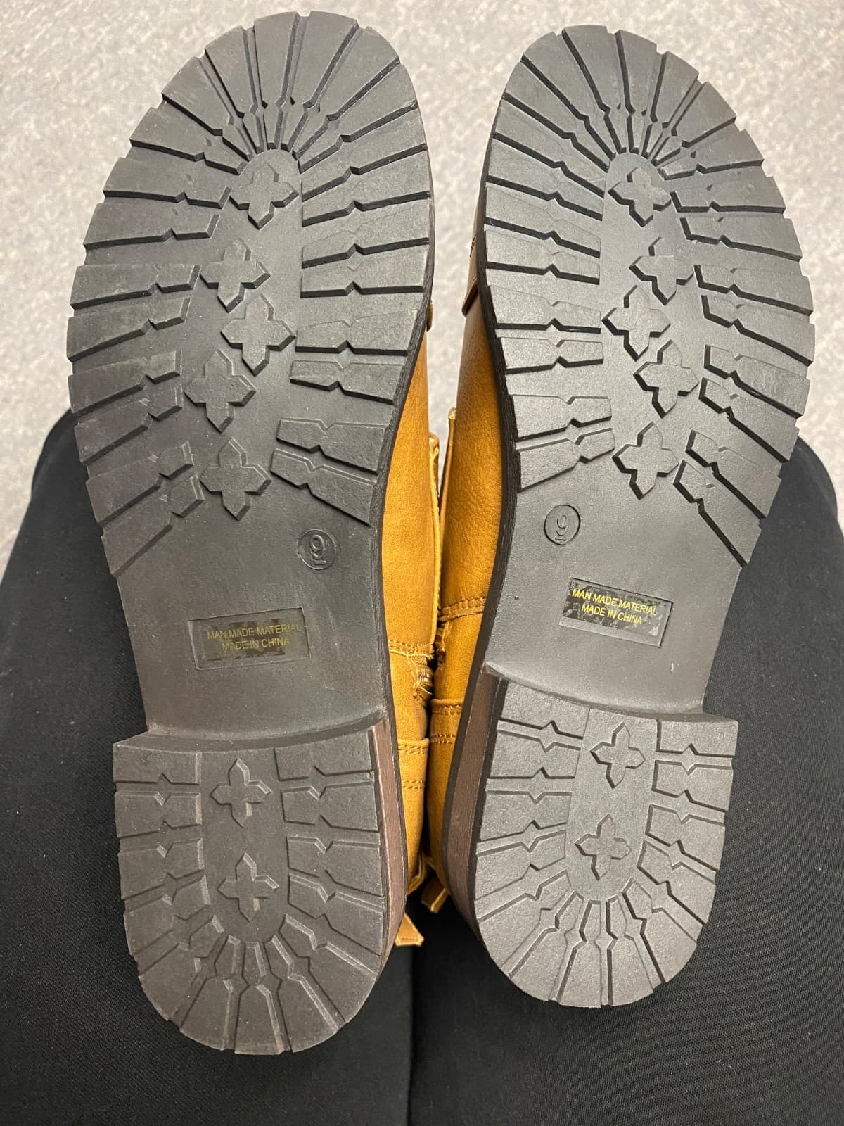 New Refresh Terra Camel Military Style Combat Boots Size 9 - Thumbnail 7