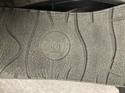 Bebe Black/Grey Boots Faux Fur Size 9.5 - Thumbnail 9