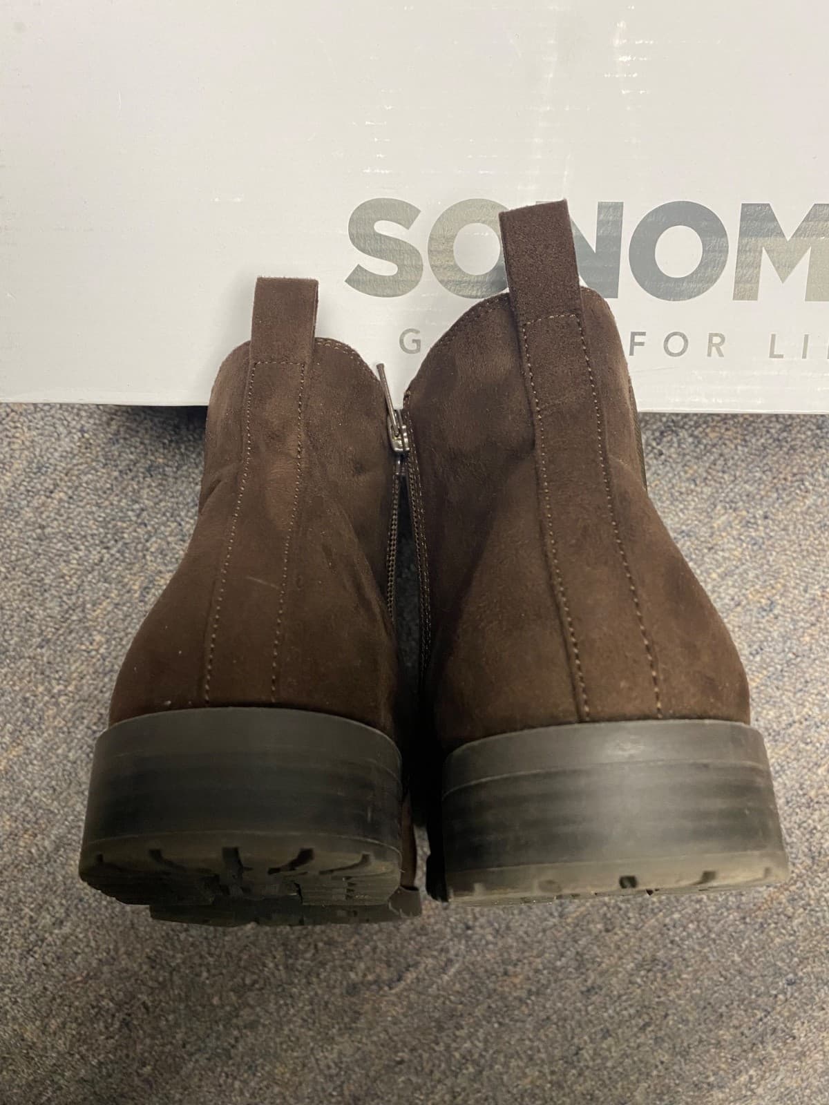 New Sonoma Goods For Life Cilantro Womens Ankle Boots Size 9.5 Brown - Thumbnail 4