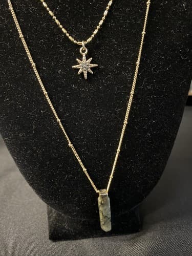 Vintage Elizabeth and James Pendant Necklace - Thumbnail 3