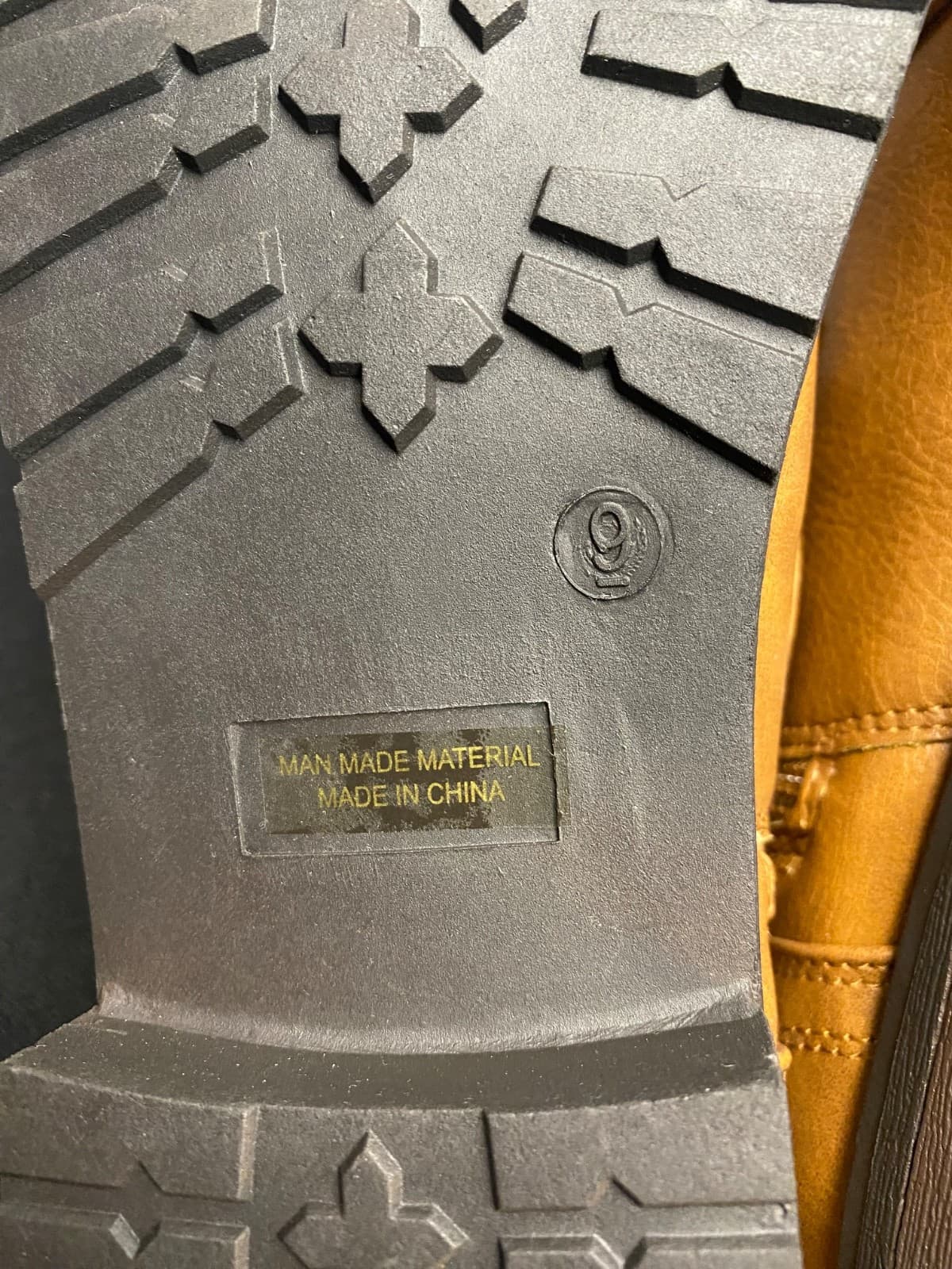 New Refresh Terra Camel Military Style Combat Boots Size 9 - Thumbnail 8