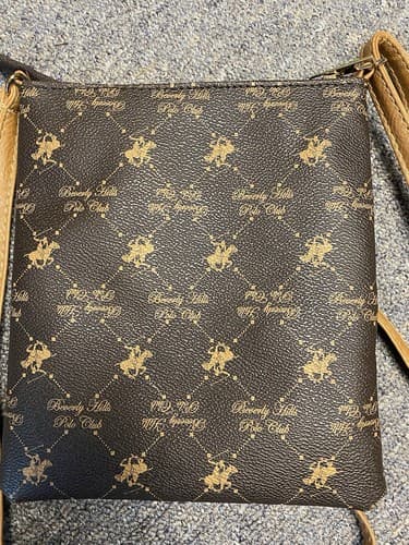 BEVERLY HILLS POLO CLUB Brown Cross Body Purse Handbag - Thumbnail 6