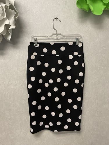 Inc Black/White Polka Dot Pencil Skirt Size Small - Image 1