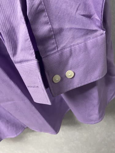 Unlisted by Kenneth Cole Purple Tall Dress Shirt Size 19.5 - Thumbnail 5