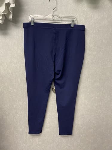 Simply Vera Blue Front Seam Stretch Pant Size XL - Thumbnail 5
