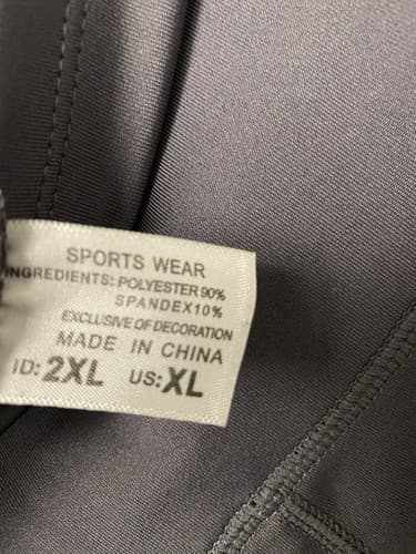 Neleus Sports Wear Grey Leggings Pockets Pull On Stretch Size XL - Thumbnail 4