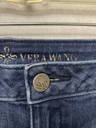 Simply Vera Vera Wang Denim Short Size 12 Mid Rise Stretch Women's - Thumbnail 4