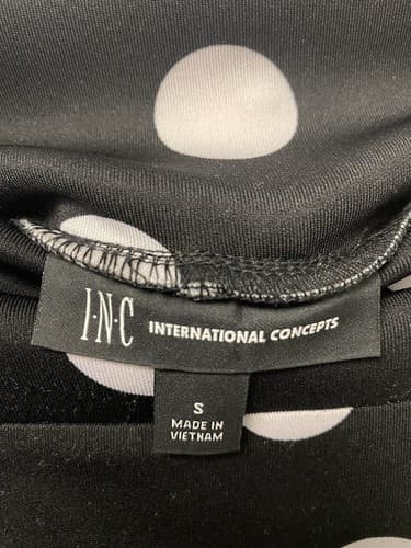 Inc Black/White Polka Dot Pencil Skirt Size Small - Thumbnail 6