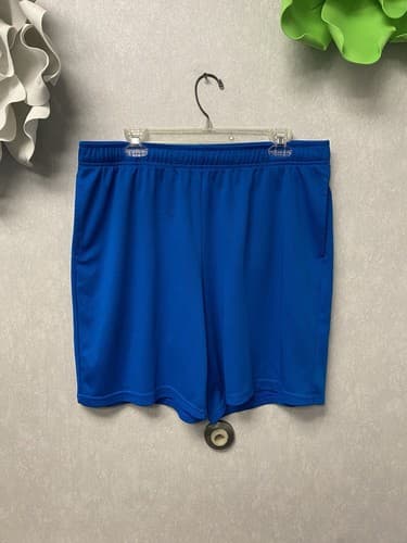 Tek Gear Blue Men's Mesh Shorts Moisture Wicking, Stretch, Breathable Size XL - Image 1