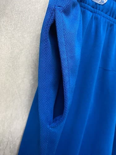 Tek Gear Blue Men's Mesh Shorts Moisture Wicking, Stretch, Breathable Size XL - Thumbnail 3