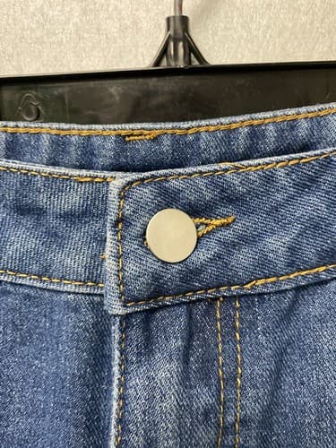 Shein Curvy Shorts Size 1XL Distressed Destroyed Cut Off Denim Jean High Rise - Thumbnail 5