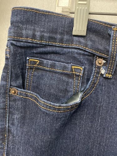 Old Navy Jeans 16R Short Curvy Skinny Dark Wash Mid-Rise Stretch Blue Women's - Thumbnail 8