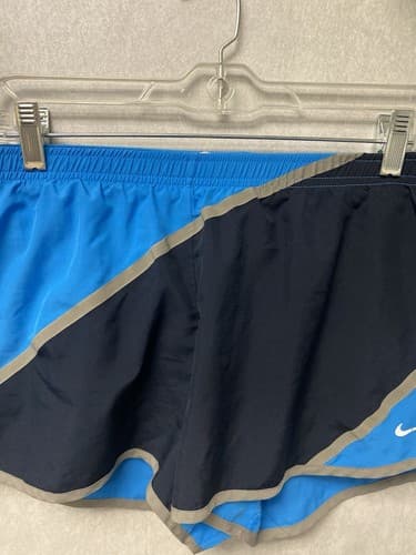 Nike Blue/ Grey Running Shorts Dri-Fit Size Large - Thumbnail 5