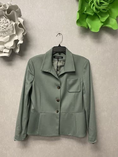 Anne Klein New York Sage Blazer Jacket Fully Lined Size 14 - Image 1