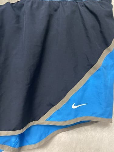 Nike Blue/ Grey Running Shorts Dri-Fit Size Large - Thumbnail 3