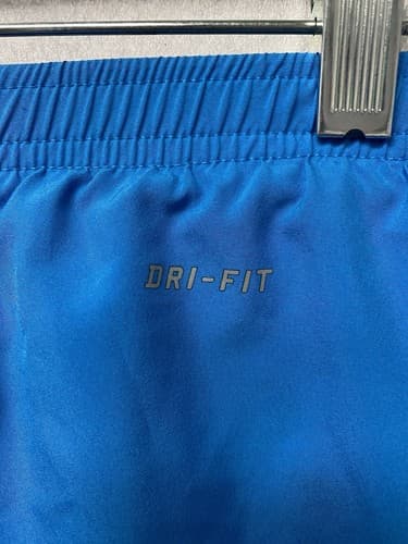 Nike Blue/ Grey Running Shorts Dri-Fit Size Large - Thumbnail 8
