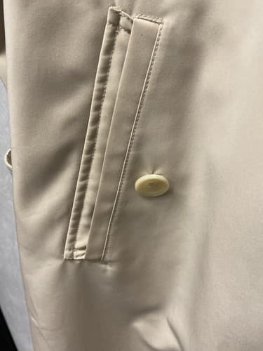 Liz Claiborne Outerwear Beige Trench Coat Jacket Lined Womens Size Large - Thumbnail 3