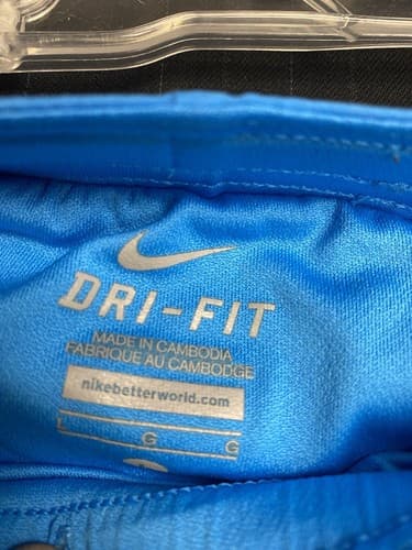Nike Blue/ Grey Running Shorts Dri-Fit Size Large - Thumbnail 4