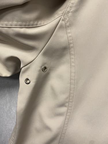 Liz Claiborne Outerwear Beige Trench Coat Jacket Lined Womens Size Large - Thumbnail 9