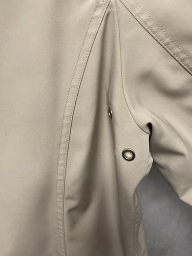 Liz Claiborne Outerwear Beige Trench Coat Jacket Lined Womens Size Large - Thumbnail 10