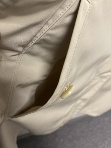 Liz Claiborne Outerwear Beige Trench Coat Jacket Lined Womens Size Large - Thumbnail 6