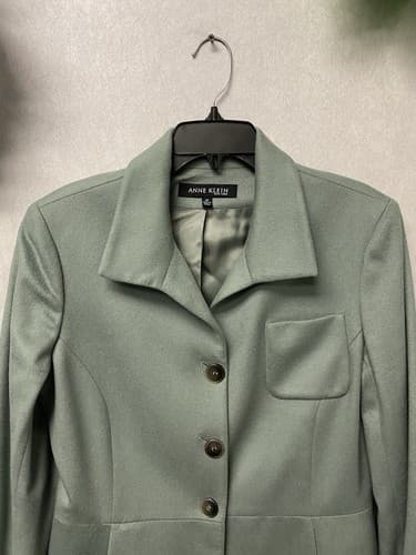 Anne Klein New York Sage Blazer Jacket Fully Lined Size 14 - Thumbnail 2