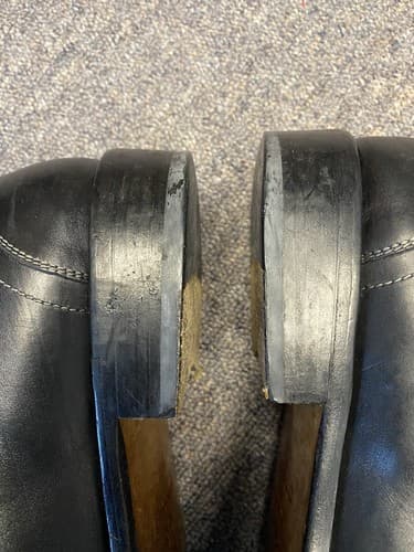 Gino Rossi Black Men Size 44 EUR 11M US Loafer Leather Dress Shoes - Thumbnail 4