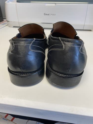 Gino Rossi Black Men Size 44 EUR 11M US Loafer Leather Dress Shoes - Thumbnail 9