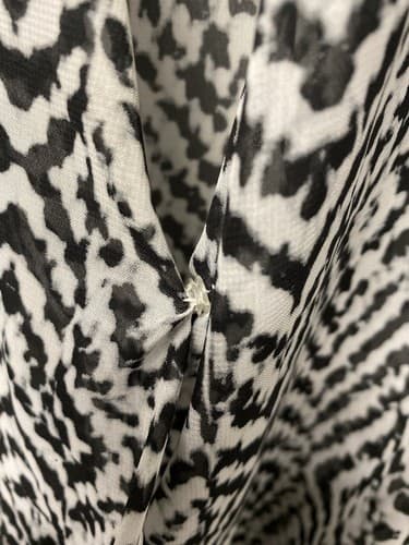 A. Byer Black And White Sleeveless Blouse Size Large - Thumbnail 5