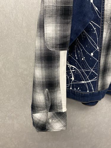 Revamped Fall Creek Denim Jacket Size 3XL- Hand painted - Thumbnail 15