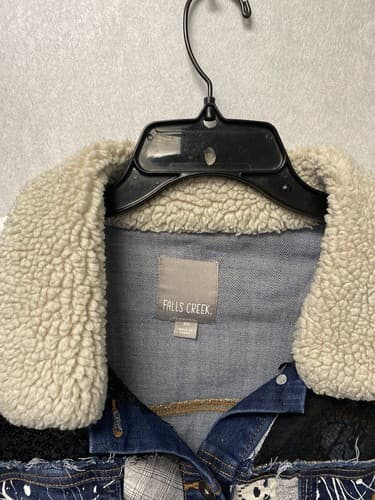 Revamped Fall Creek Denim Jacket Size 3XL- Hand painted - Thumbnail 6