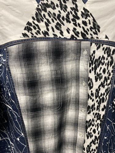 Revamped Fall Creek Denim Jacket Size 3XL- Hand painted - Thumbnail 12