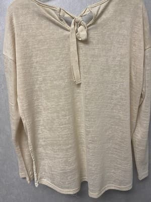 Simply Irresistible Beige Sweater Size Large - Thumbnail 5