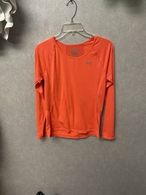 New Balance Orange/Silver Athletic Top Size Med - Image 1